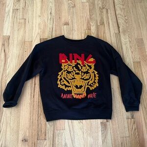 Anine Bing Chenille Tiger Sweatshirt